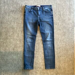 Zara Women's Dark Blue Skinny Jeans